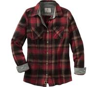 Legendary Whitetails Cottage Escape Vêtements à Manches Longues en Flanelle à Carreaux et Couleur Unie pour Femme, Taille XS