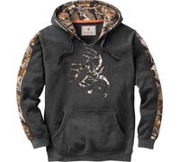 Legendary Whitetails Sweat à Capuche à Capuche pour Homme Motif Camouflage Moyen Gris Anthracite chiné