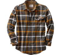 Legendary Whitetails Flanelles Buck Camp Manches Longues, Plaid Platine, XL Homme