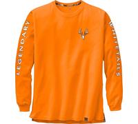 Legendary Whitetails T-Shirt atypique à Manches Longues pour Homme, Rouge (Inferno), Taille M