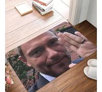 Légende Christian Lindner Ministre des Finances Paillasson antidérapant Tapis de Sol Tapis pour Cuisine Entrée Salle de Bain Tapis de Sol