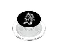 Légende cryptique Pensive du Bigfoot Sasquatch PopSockets PopGrip pour MagSafe