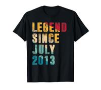 Légende de 12 ans depuis juillet 2013 Vintage 12e anniversaire T-Shirt