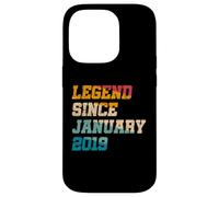 Légende de 7 Ans Depuis Janvier 2019 Vintage 7e Anniversaire Coque pour iPhone 14 Pro
