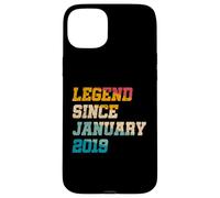 Légende de 7 Ans Depuis Janvier 2019 Vintage 7e Anniversaire Coque pour iPhone 15 Plus