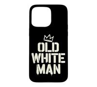 Légende de Super-héros ironique d'un Vieil Homme Blanc Coque pour iPhone 15 Pro Max
