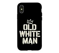 Légende de Super-héros ironique d'un Vieil Homme Blanc Coque pour iPhone X/XS