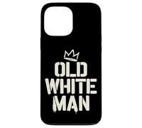 Légende de Super-héros Masculine ironique d'un Vieil Homme Blanc Coque pour iPhone 13 Pro Max