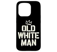 Légende de Super-héros Masculine ironique d'un Vieil Homme Blanc Coque pour iPhone 15 Pro