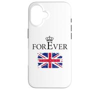 Légende d'Elizabeth II pour Toujours : Reine, Couronne Britannique, Angleterre Coque pour iPhone 16