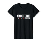 Légende d'Euchre T-Shirt Graphique avec Valeur, Femme, Noir, M