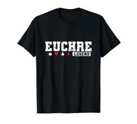 Légende d'Euchre T-Shirt Graphique avec Valeur, Homme, Noir, M