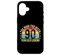 Légende du 90e anniversaire pour Cool Dad the Man the Myth Sunset Coque pour iPhone 16