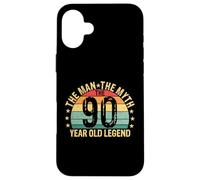 Légende du 90e anniversaire pour Cool Dad the Man the Myth Sunset Coque pour iPhone 16 Plus