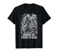 Légende du Guerrier Viking né de Fer et de chêne T-Shirt