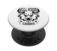 Légende du rodéo - Chevauchée de taureaux PopSockets PopGrip Adhésif