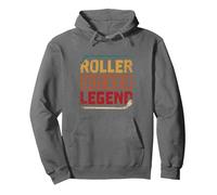 Légende du Roller Hockey Sweat à Capuche, Unisexe pour Adultes, Asphalte, XL
