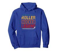 Légende du Roller Hockey Sweat à Capuche, Unisexe pour Adultes, Bleu Royal, L