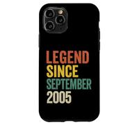 Légende du Style Vintage Depuis Septembre 2005, Anniversaire rétro Coque pour iPhone 11 Pro