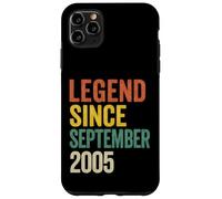Légende du Style Vintage Depuis Septembre 2005, Anniversaire rétro Coque pour iPhone 11 Pro Max
