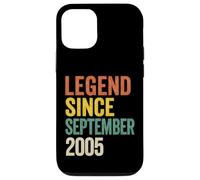 Légende du Style Vintage Depuis Septembre 2005, Anniversaire rétro Coque pour iPhone 12/12 Pro