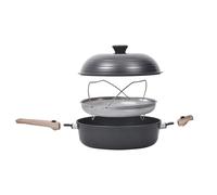 Légende DURANDAL | Poêle multifonction en céramique INFINITY 8-en-1 | Poêle cocotte sauteuse friteuse 28cm, compatible induction