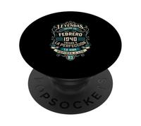 Légendes 83 Anniversaires 2023 Né en Février 1940 PopSockets PopGrip Adhésif