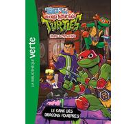 Légendes des Tortues Ninja, Tome 02 Le gang des Dragons Pourpres - Nickelodeon - Bb Rose Verte - Poche - Roman cadet