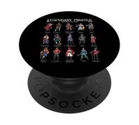 Légendes maritimes - Pirates célèbres PopSockets PopGrip Adhésif