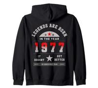 Légendes nées en 1977 Anniversaire Vintage Rétro Style Sweat à Capuche
