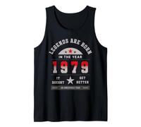 Légendes nées en 1979 Année Vintage Anniversaire Rétro Débardeur