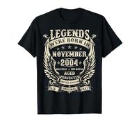 Légendes : Nous Sommes nés en 2004. Cadeaux d'anniversaire pour Hommes, Novembre T-Shirt