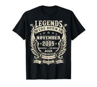 Légendes : Nous Sommes nés en 2005. Cadeaux d'anniversaire pour Hommes, Novembre T-Shirt