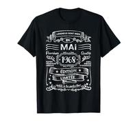 Légendes Sont Nées Mai 1968 Anniversaire Homme Femme T-Shirt