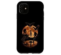 Légendes sous la Pleine Lune créatures paranormales scène Nocturne Coque pour iPhone 11