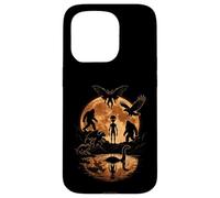 Légendes sous la Pleine Lune créatures paranormales scène Nocturne Coque pour iPhone 15 Pro