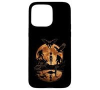 Légendes sous la Pleine Lune créatures paranormales scène Nocturne Coque pour iPhone 15 Pro Max
