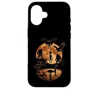 Légendes sous la Pleine Lune créatures paranormales scène Nocturne Coque pour iPhone 16