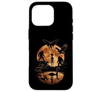 Légendes sous la Pleine Lune créatures paranormales scène Nocturne Coque pour iPhone 16 Pro