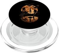 Légendes sous la Pleine Lune créatures paranormales scène Nocturne PopSockets PopGrip pour MagSafe