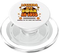 Legends are Born in 1975 Retro Vintage 70s Vibes Design PopSockets PopGrip pour MagSafe