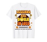 Legends are Born in 1975 Retro Vintage 70s Vibes Design T-Shirt