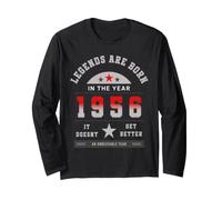 Legends are Born in The Year 1956 It Doesn't Get Better Manche Longue