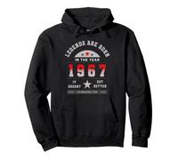 Legends are Born in The Year 1967 Anniversaire Rétro Sweat à Capuche