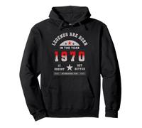 Legends are Born in The Year 1970 Anniversaire Vintage Sweat à Capuche