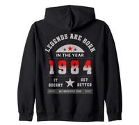 Legends are Born in The Year 1984 Anniversaire Rétro Sweat à Capuche