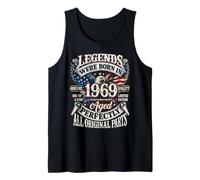 Legends Born in 1969 Vintage Patriotic Eagle 57th Birthday Débardeur