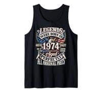 Legends Born in 1974 Vintage Patriotic Eagle 52nd Birthday Débardeur