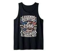 Legends Born in 1986 Vintage Patriotic Eagle 40th Birthday Débardeur