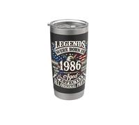 Legends Born In 1986 Vintage Patriotic Eagle 40th Birthday Gobelet isotherme en acier inoxydable double paroi